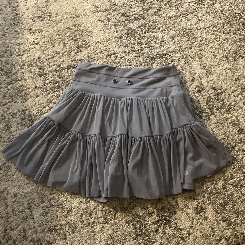 POPFLEX Pirouette Skort in Blue Mist